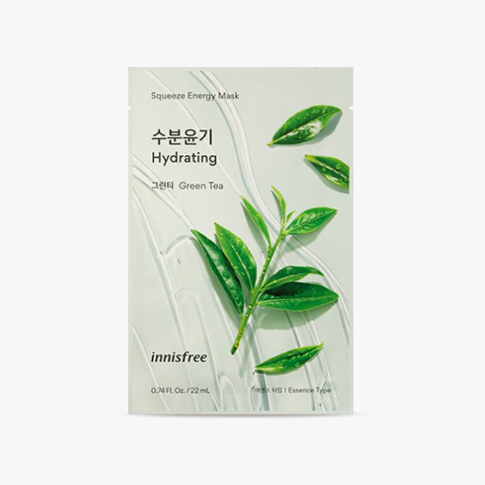 innisfree squeeze energy mask green tea